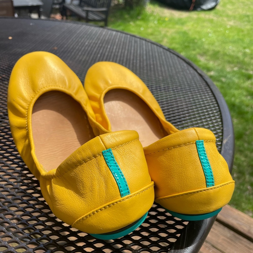 Tieks, mustard Yellow